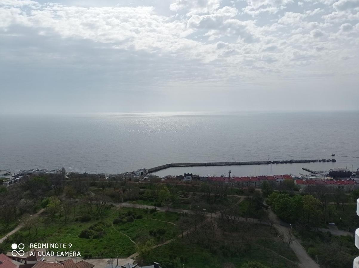 Терраса С Панорамой Моря В Аркадии Odessa Exterior foto